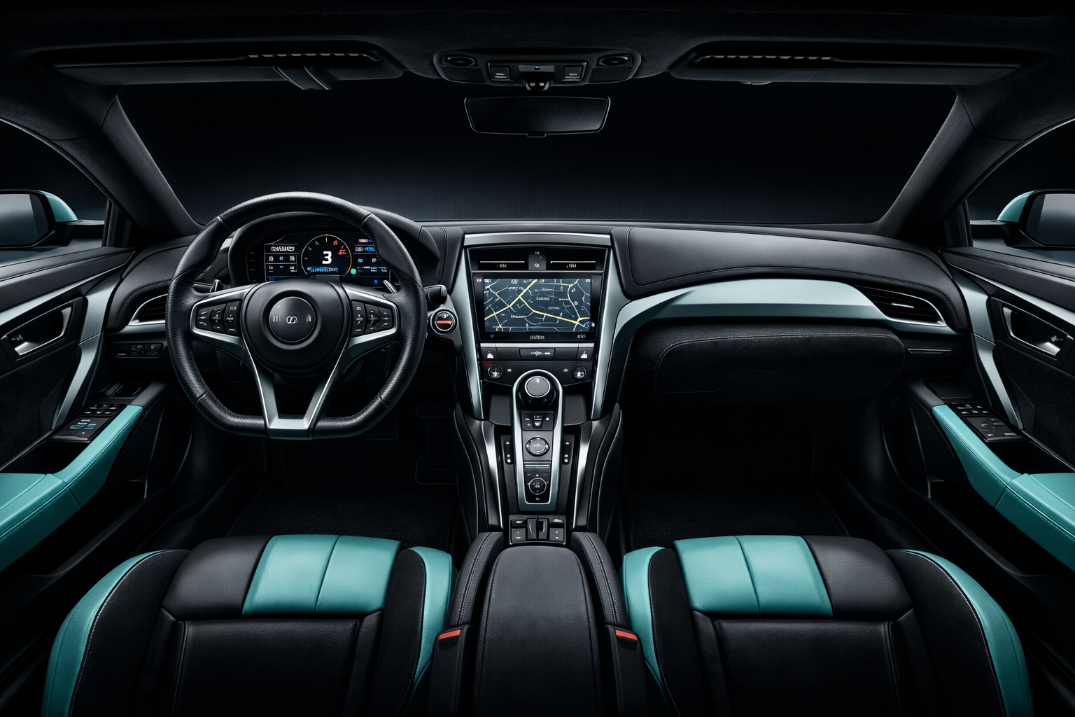 Sportwagen Innenraum